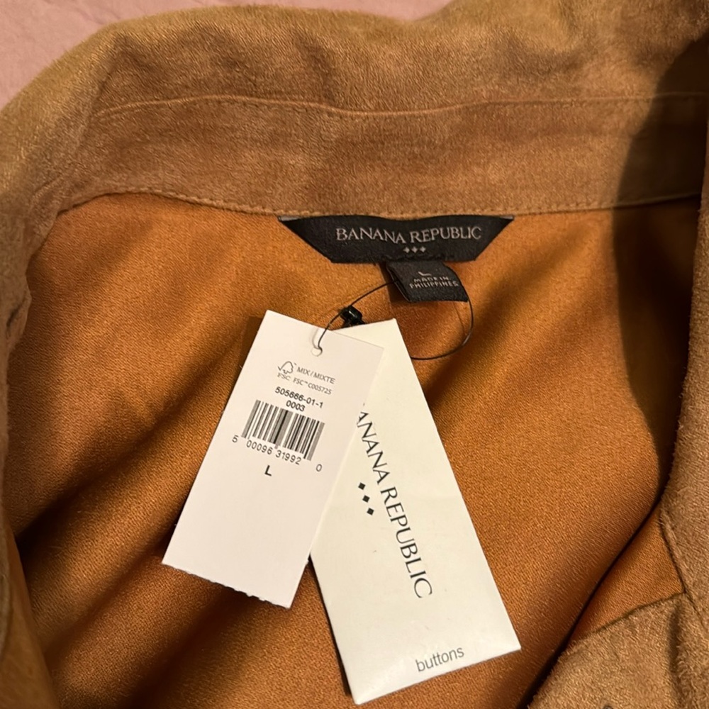 Ultra suede shacket